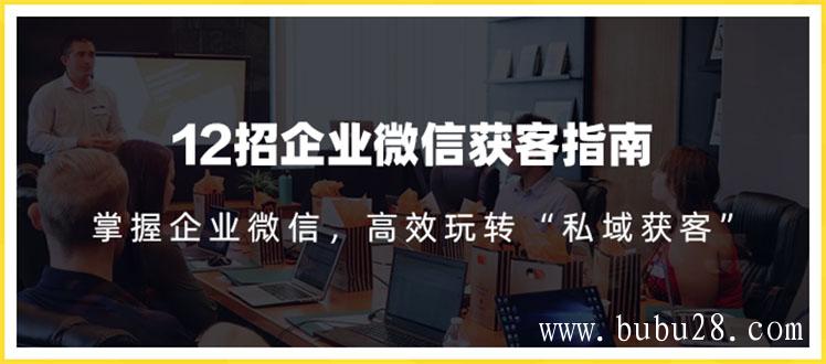 12招企业微信获客指南：链接11亿微信用户，提前把握企业新机遇（无水印）