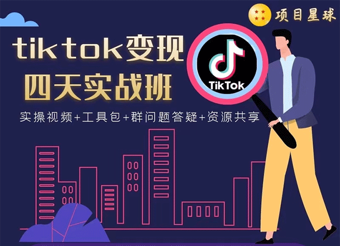  （296期）tiktok变现四天实战班：连怼技术+矩阵玩法赚,单账号月入2000美金(实操视频)