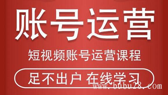 （446期）短视频账号运营课程：从话术到短视频运营再到直播带货全流程，新人快速入门